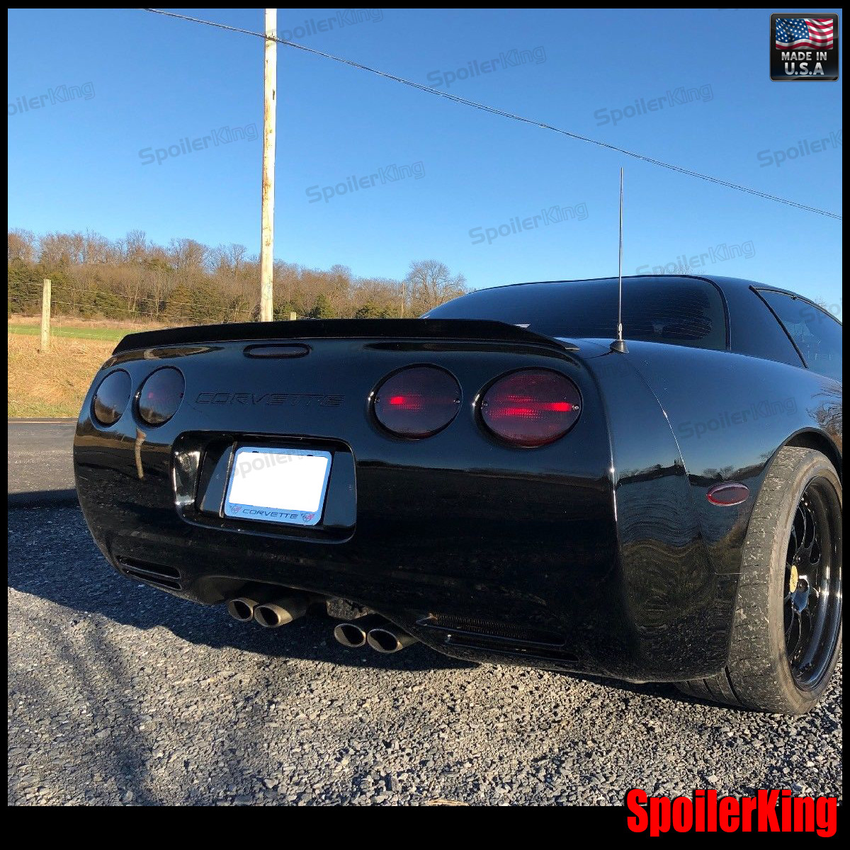 SpoilerKing Rear Trunk Spoiler DUCKBILL 284P (Fits: Corvette C5 1997-2004 all)