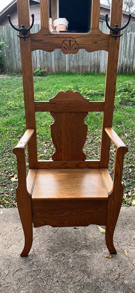 Antique Hall tree