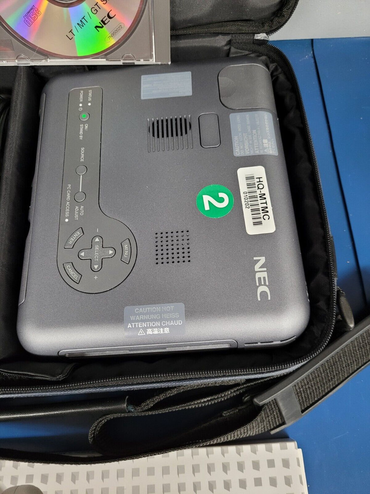 NEC MultiSync LT85 Portable Projector with Remote & Accessories Working!!!