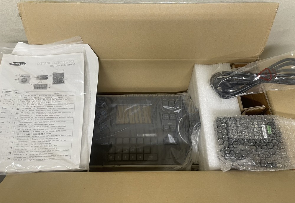 Samsung SSC-5000 Keyboard Controller Surveillance Security Camera - NEW Open Box