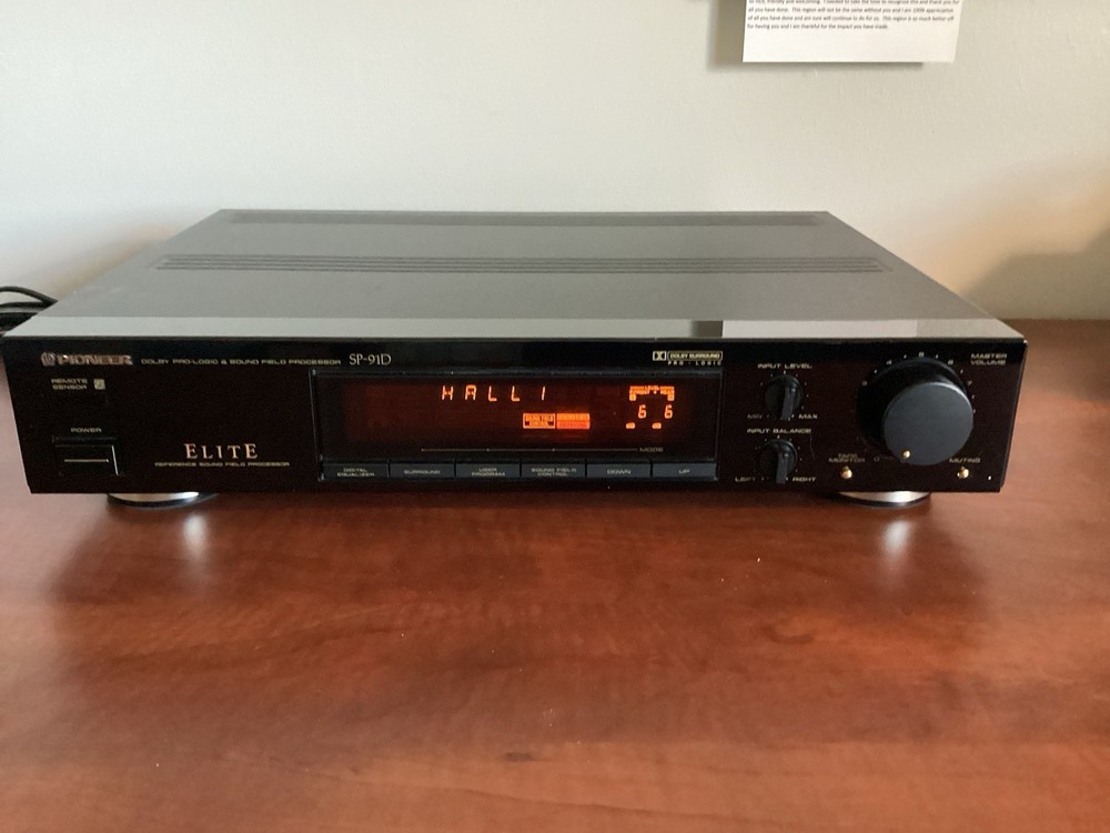 Pioneer Elite SP-91D Dolby Pro Logic Surround Processor
