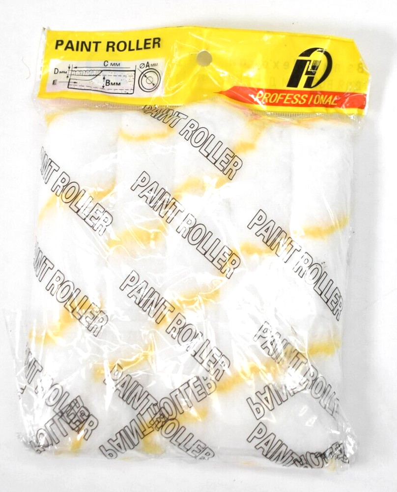 5 Piece Professional Paint Roller Replacements Covers Microfiber Pro Grade