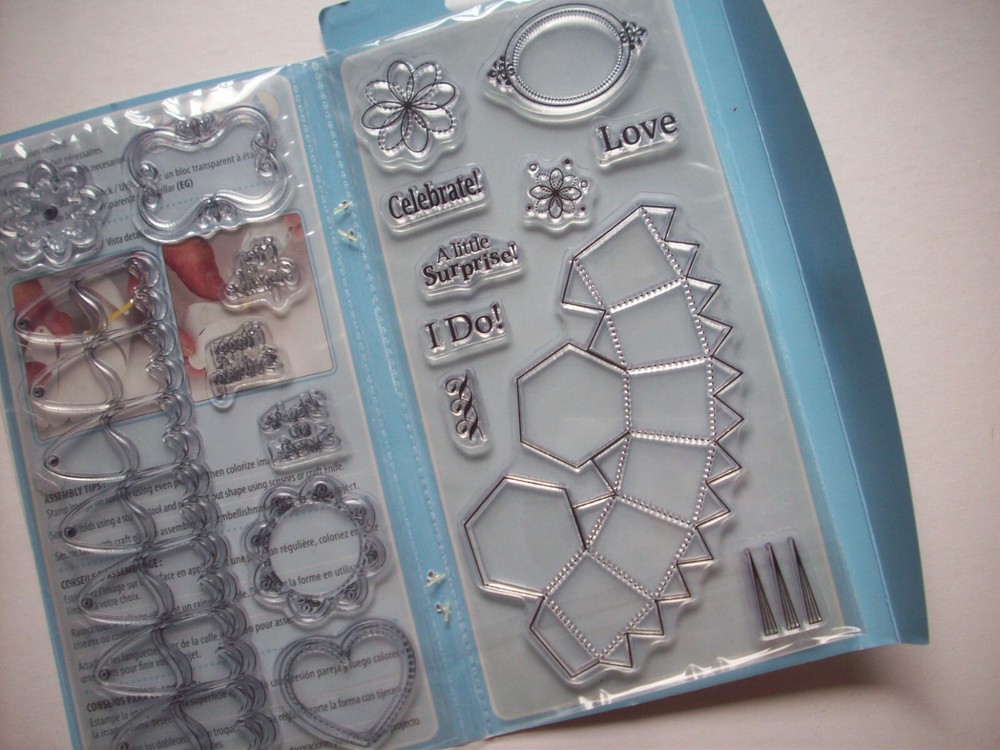 Treats Cupcake container Inkadinkado stamp set