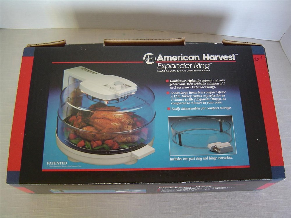 EXPANDER RING SET Model ER-2000 For JS-2000 American Harvest Jet-Stream Oven