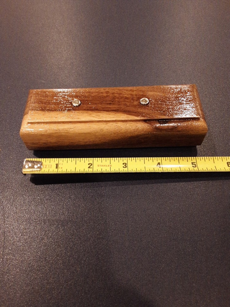 KNIFE DISPLAY STANDS, BLACK WALNUT