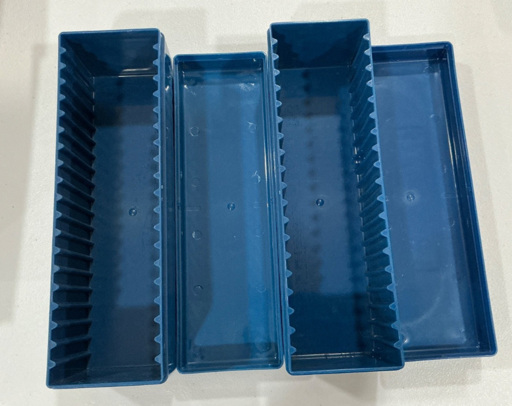 2 PCGS Plastic Coin Storage Boxes—Holds 20 slabs each-Empty boxes