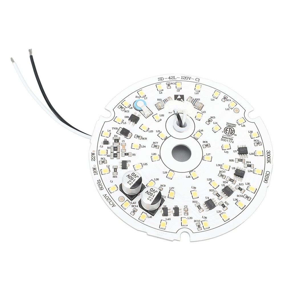 3.93inch LED Ceiling Fan Light Replacement Panel Dimmable 18W 4000K Natural