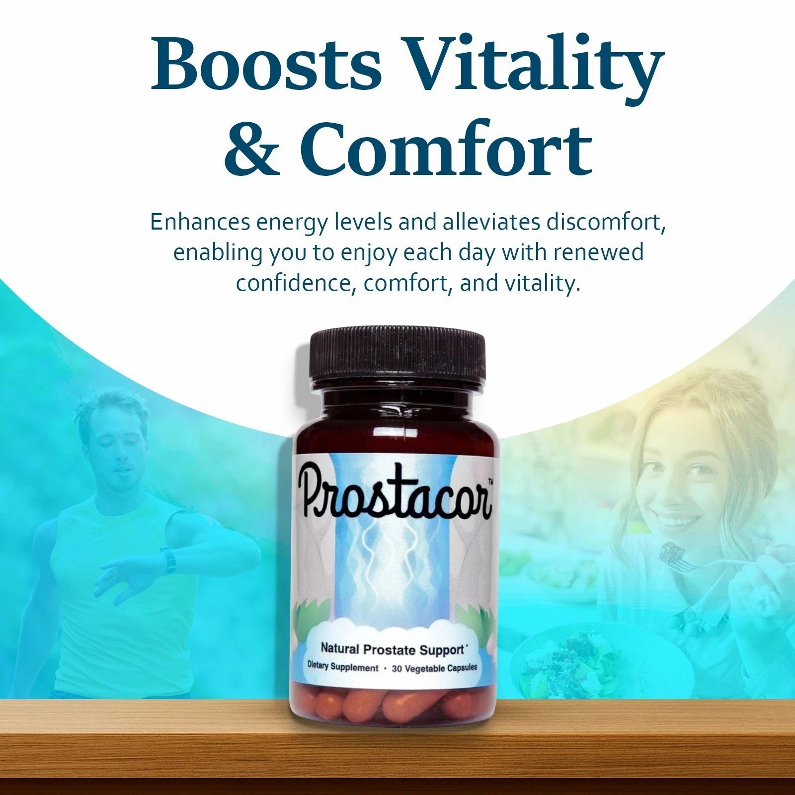 Prostacor Herbal Formula | Prostate Bladder & Urinary Support | 30 Veg.Caps👍
