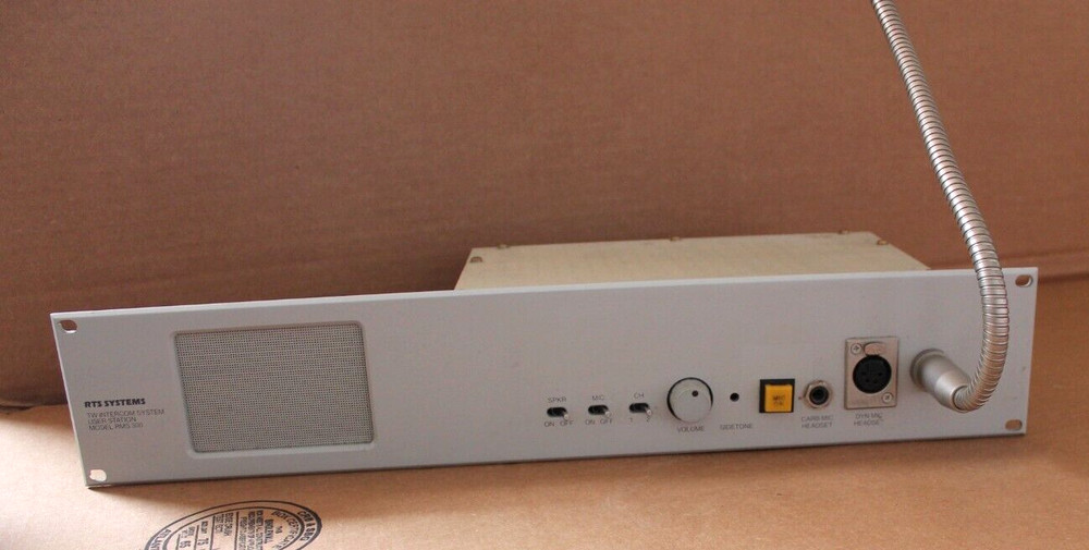 RTS Systems TW Intercom System RMS300 / RMS 300 User Station Rack Mount Speaker