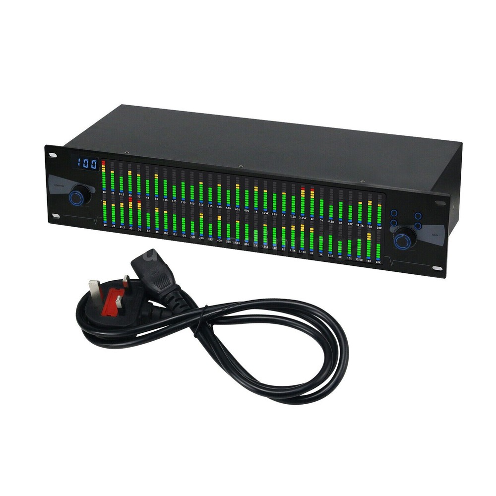 31 Band Spectrum Display Graphic Equalizer Audio Digital Equalizer 220V