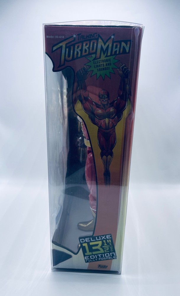 Turbo Man Funko Box Protector with SCRATCH & UV RESISTANT 0.50mm thick Plastic