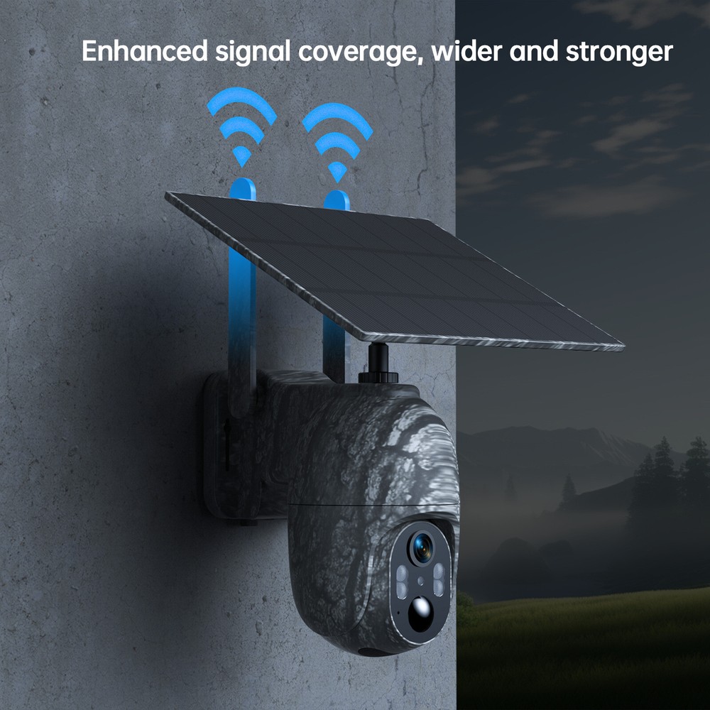 4G LTE Cellular Trail Camera Solar Trail Camera PTZ Cellular Security Camera