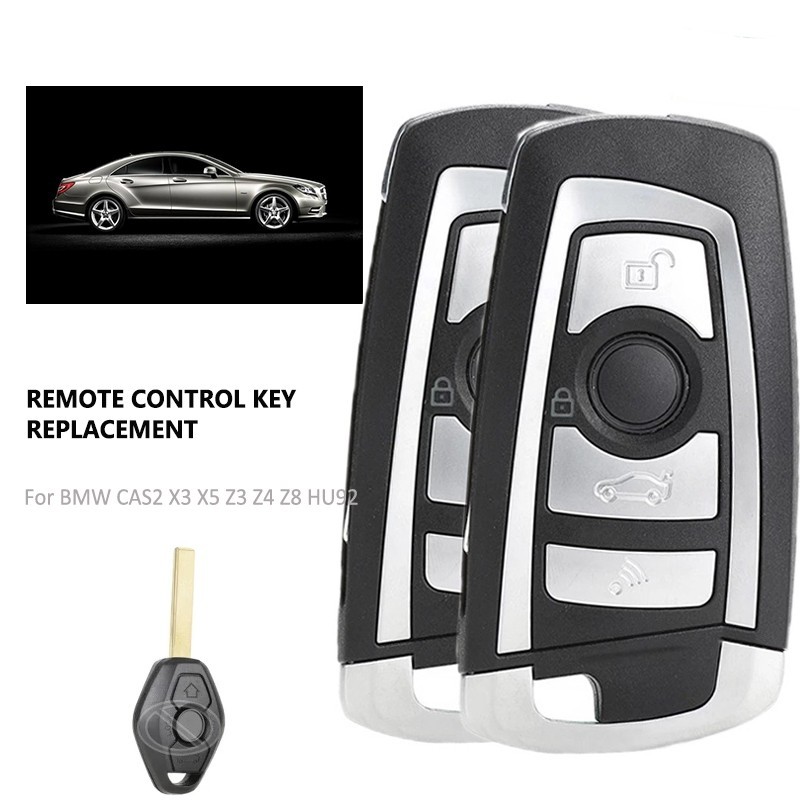 2 Modified Flip Remote Key Fob 3 Button 315 MHz for BMW CAS2 E38 E46 E60 E63 E64