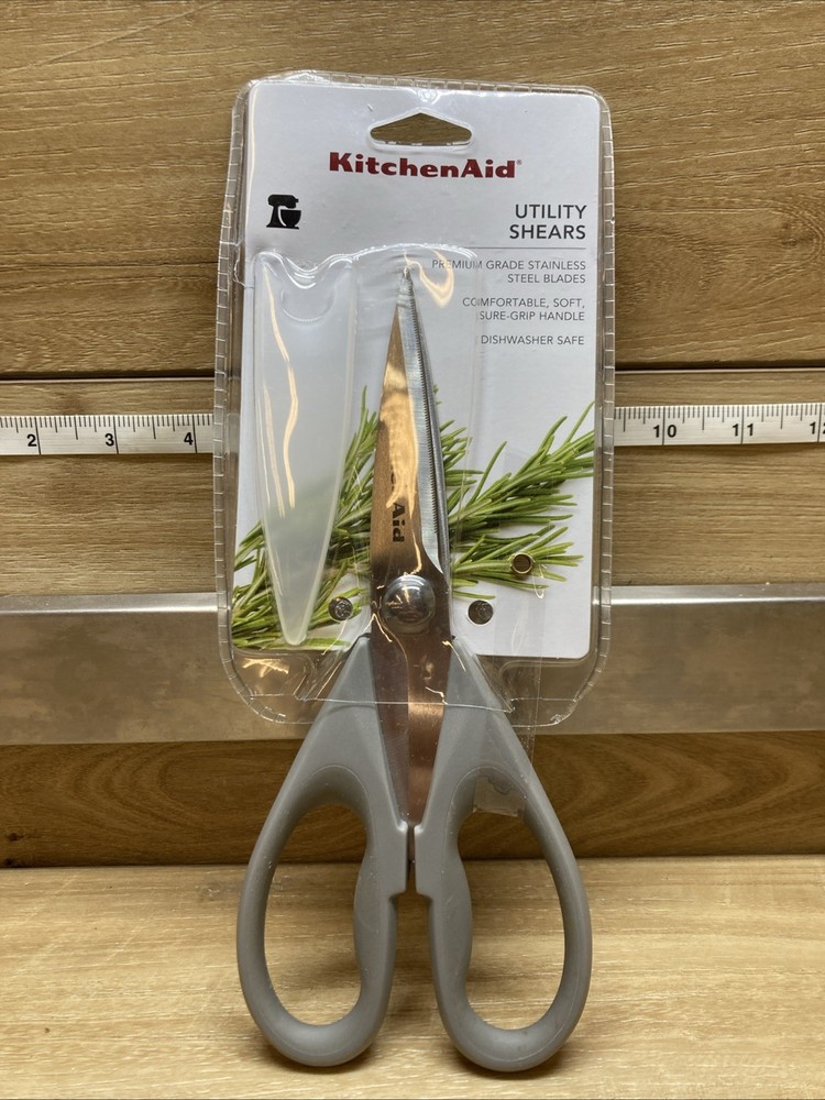 Kitchenaid Gray All Purpose Kitchen Shears Scissors Stainless Blade
