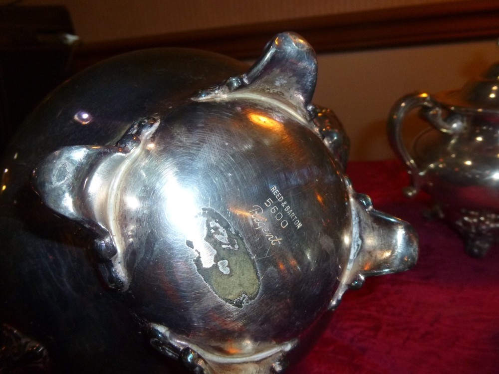 Vintage Reed & Barton 5600 Regent Tea & Coffee Serving Set 4 Pieces