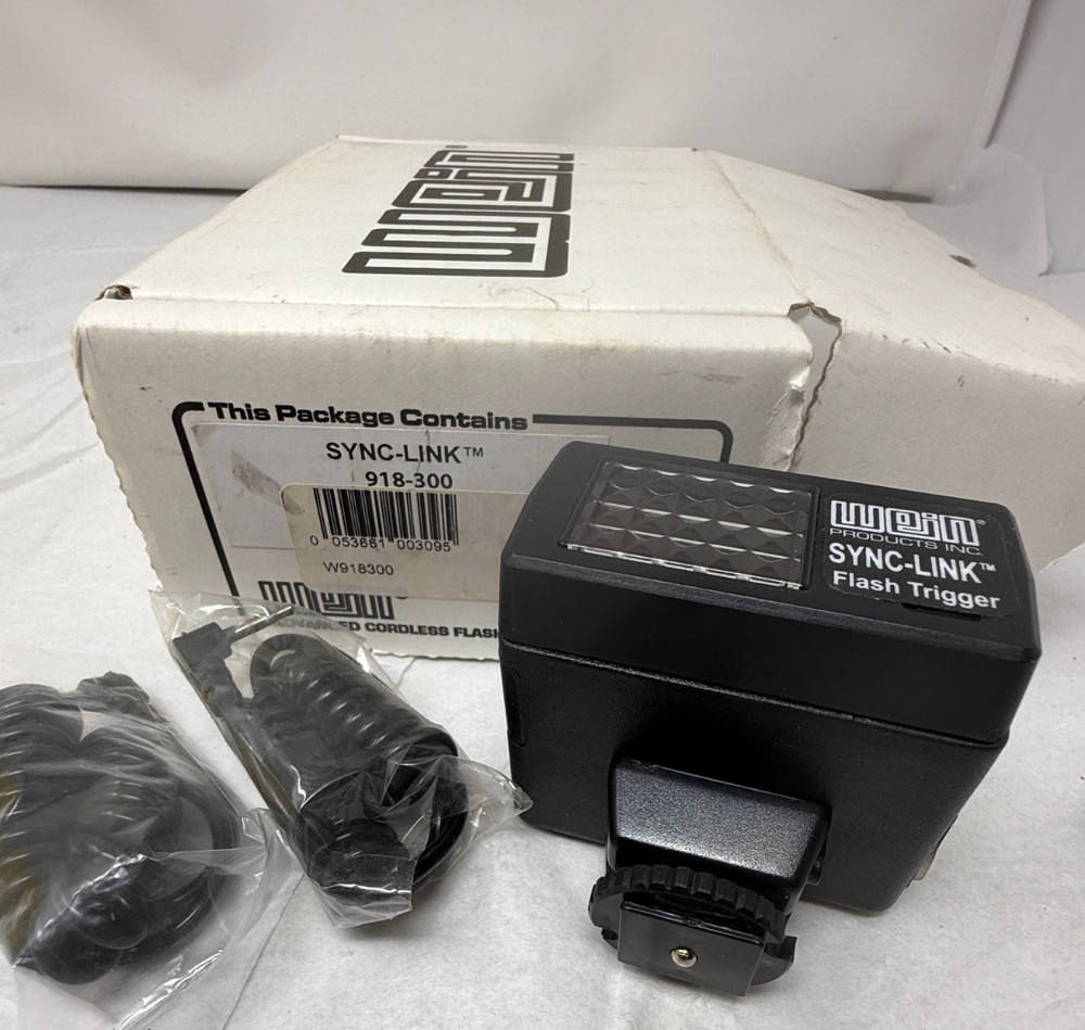 New Old Stock WEIN Sync Link Digital Studio Flash Trigger 918-300