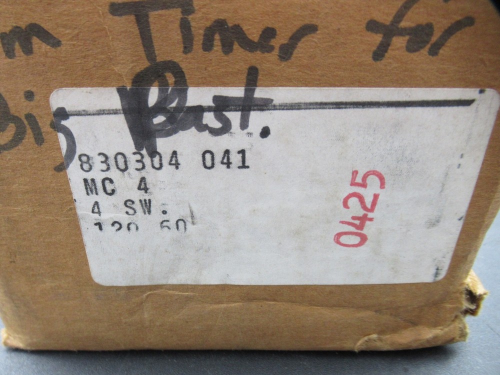 ITC MC-4 Programming Timer 4-Switch 120V, 60Hz For Big Past 830304041 *NEW*