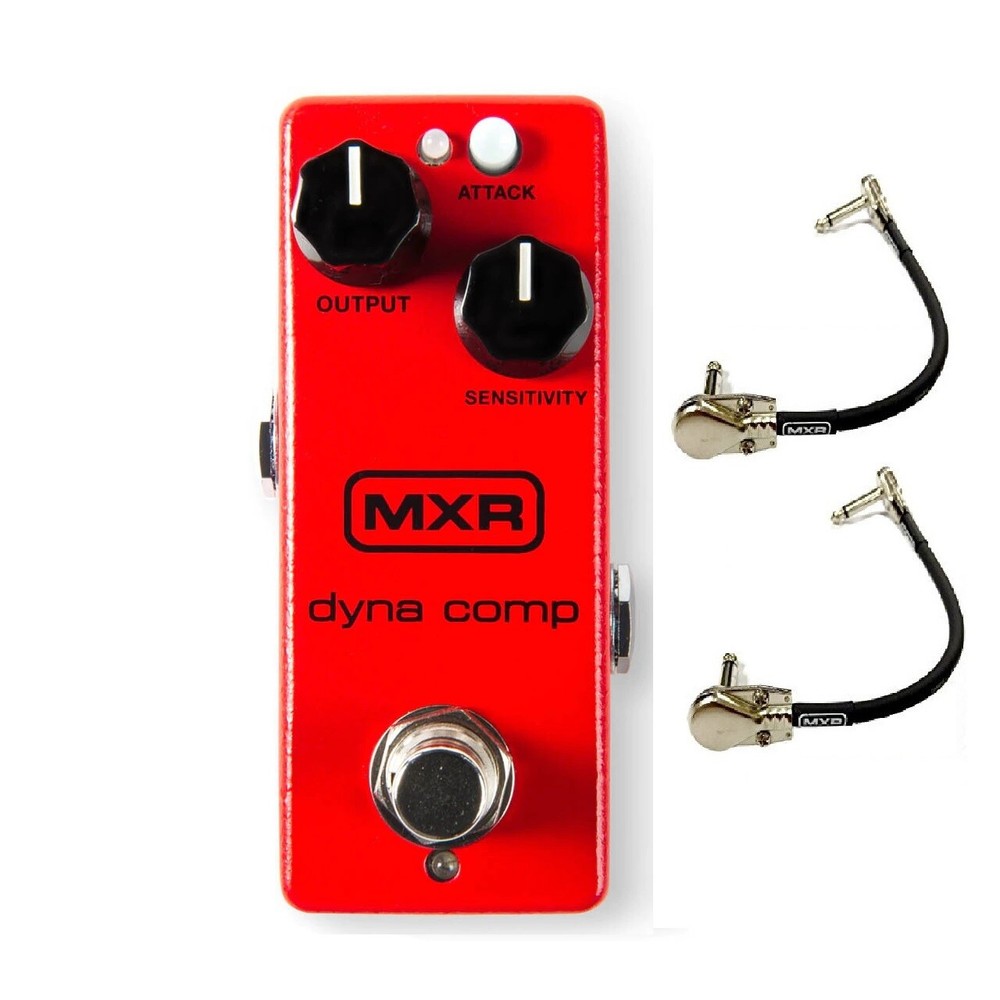 MXR Dyna Comp Mini Compressor M291 CA3080 Circuit ( 2 MXR PATCH CABLES) M-291