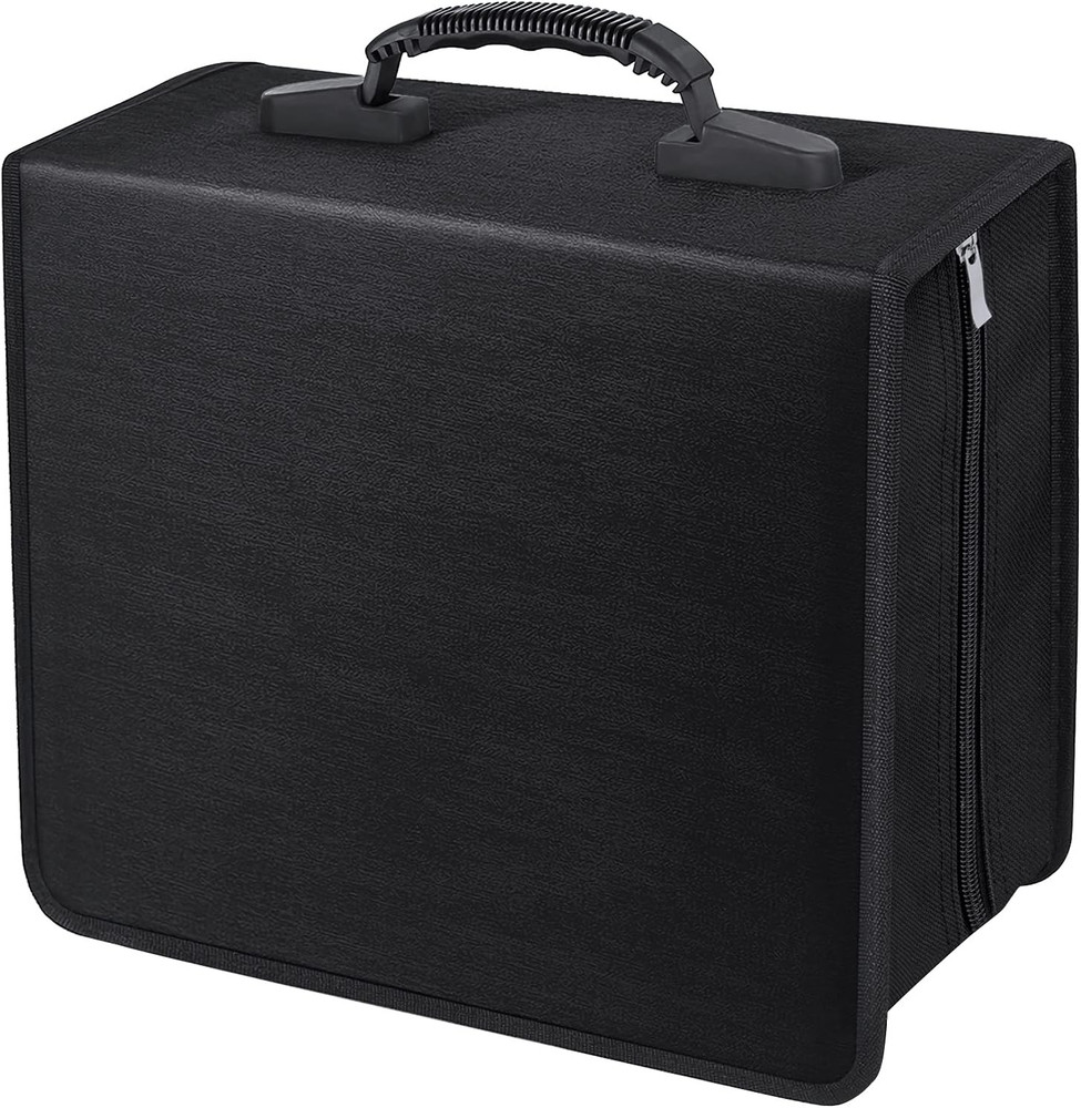 Siveit CD/DVD Binder, CD DVD Case Holder Binder 400 Capacity CD/DVD Wallet Stora