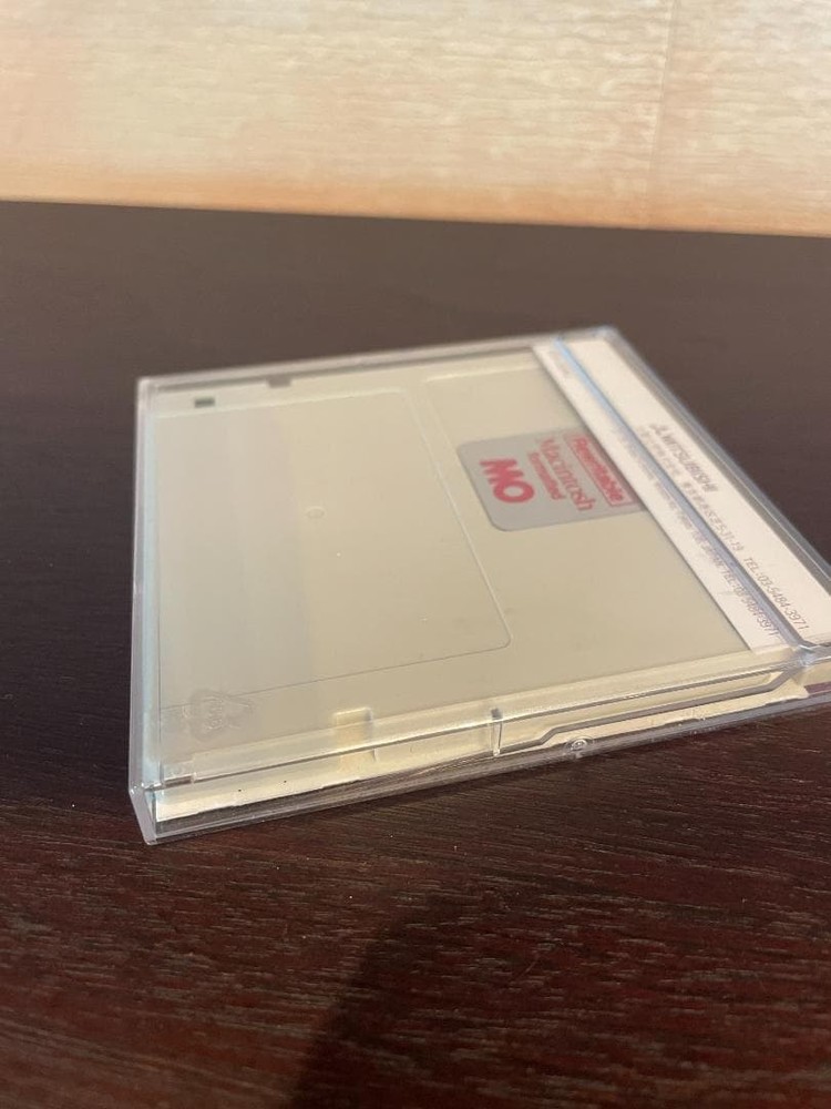 MITSUBISHI 3.5 Inch MO Disk 128MB Macintosh Format Single Disk Unused