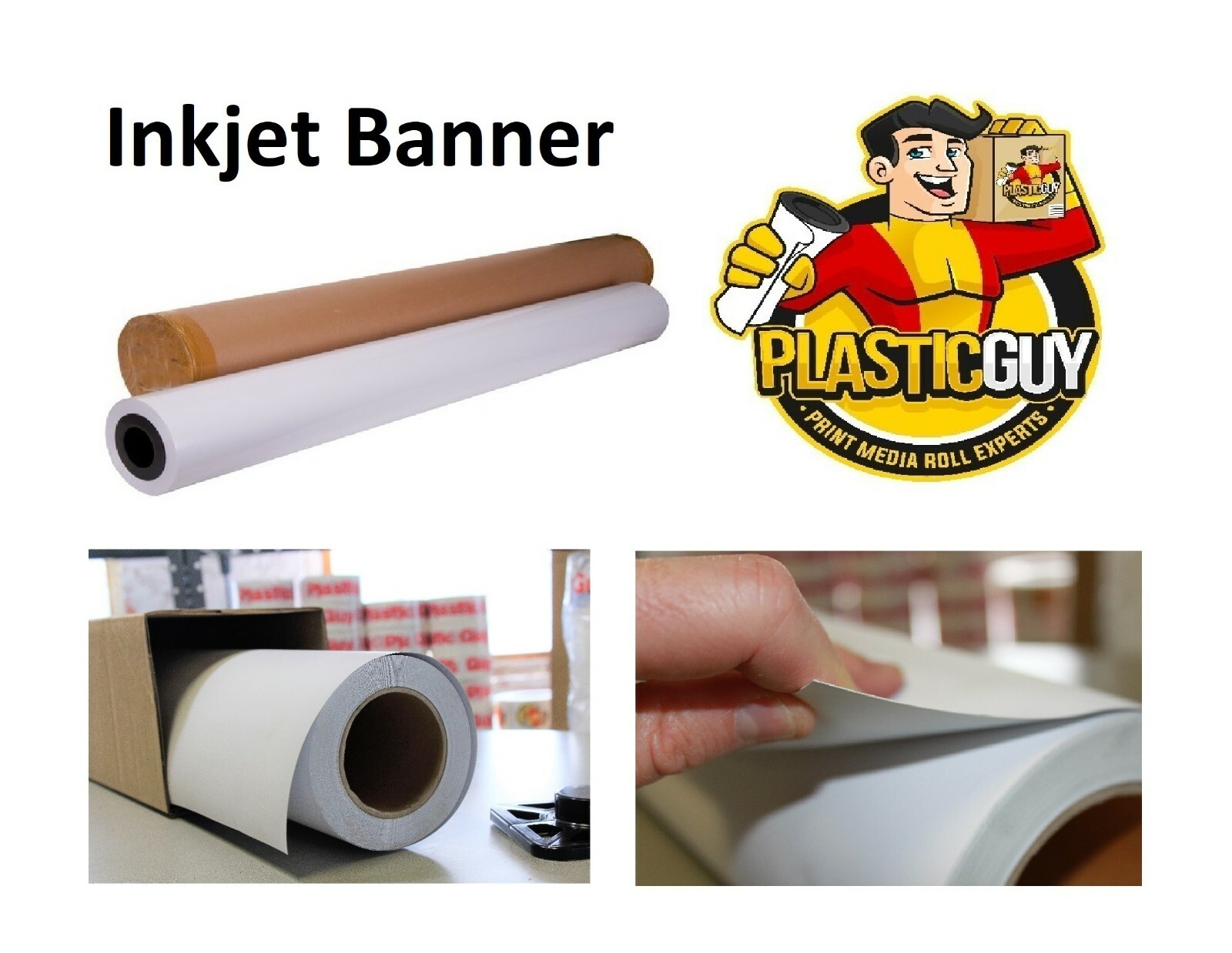 Banner Outdoor Strength Scrim Aqueous Inkjet Dye Pigment (Select Your Roll Size)