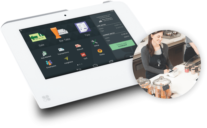 Clover Mini POS - Accepts EMV & TAP - Requires Processing with SwyftPAY
