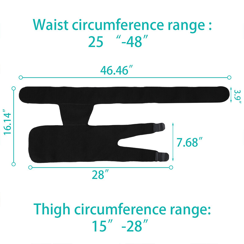 Copper Brace Compression Groin Thigh Sleeve Hip Support Wrap for Sciatic Nerve