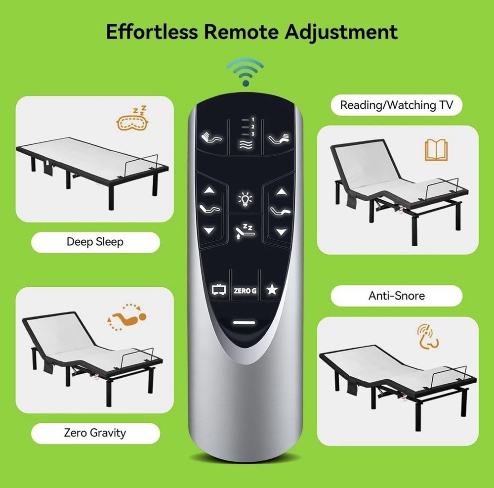 Tempurpedic RF358A/RF502A Ergo/Ergo Extend Adjustable Bed Base Remote Control