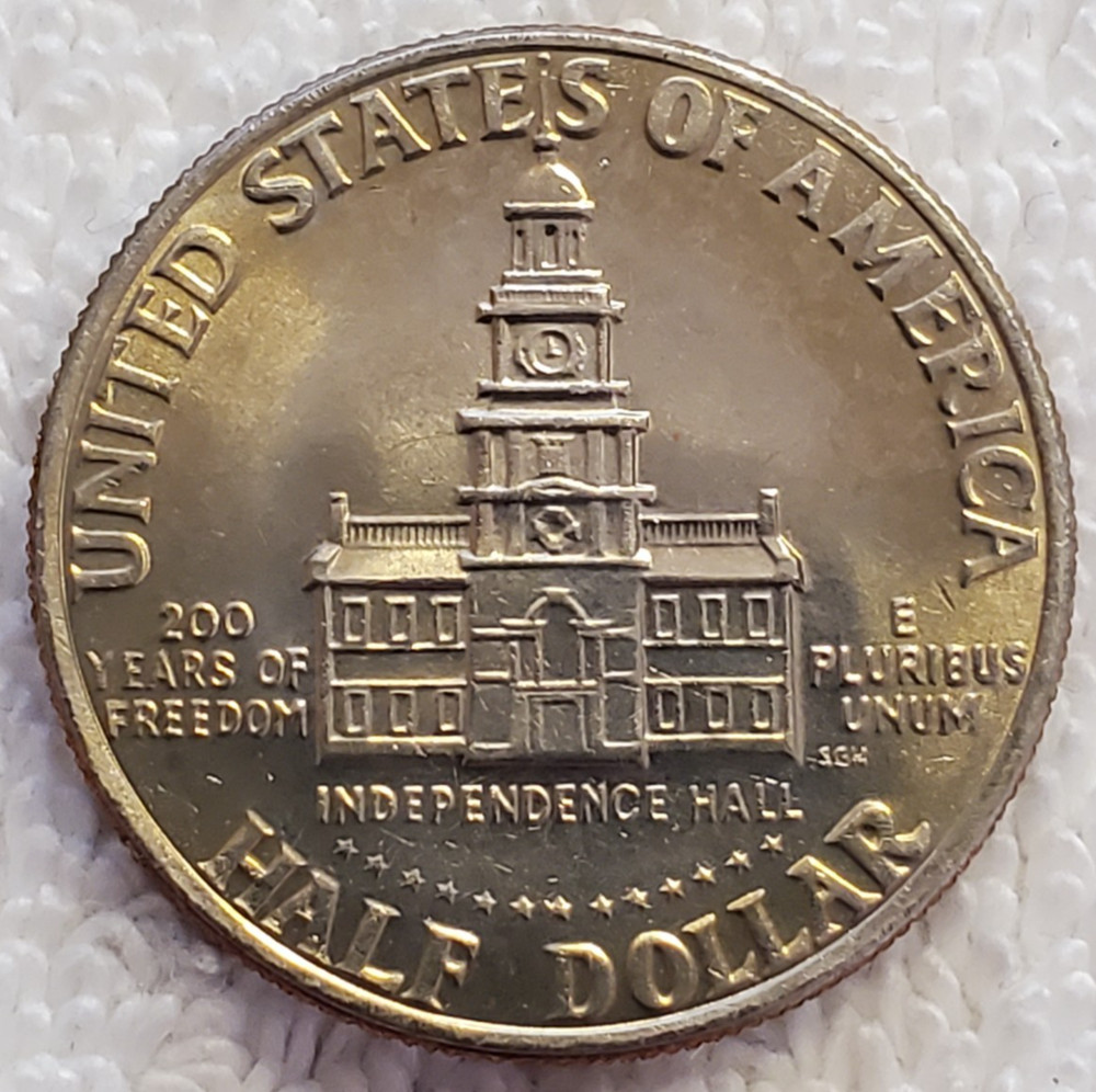 1976-P Bicentennial Kennedy Half Dollar Clad - Uncirculated