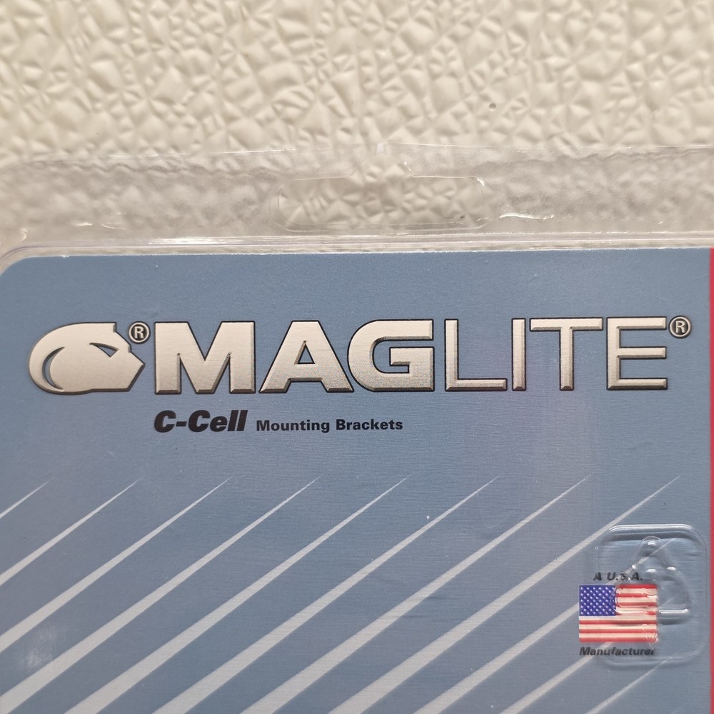 Maglite Black Universal Mounting Brackets for C-Cell Flashlight