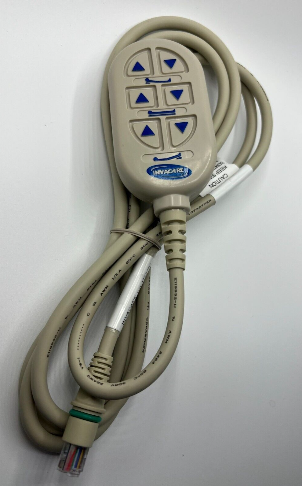 Invacare Full-electric Hospital Bed Hand Control Pendent. Part 1115290. *NEW*