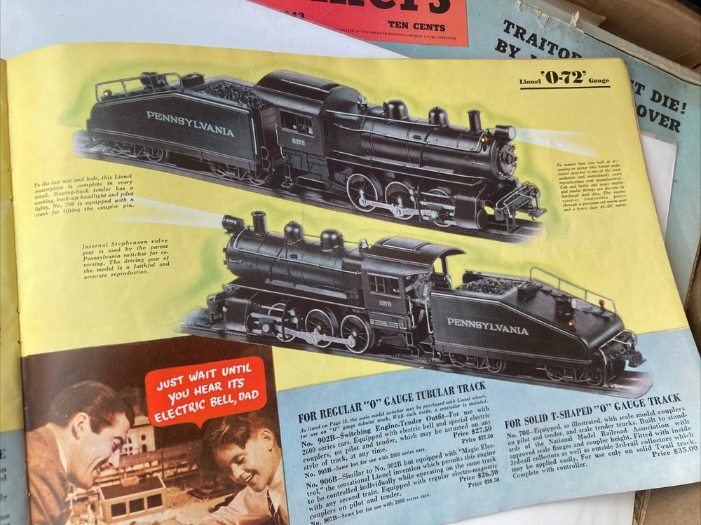 1940 Lionel Trains Model Railroad Train Catalog (MISSING COVER)