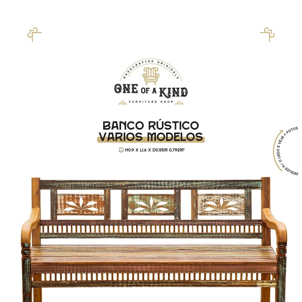 Rustic Bench Assorted Models