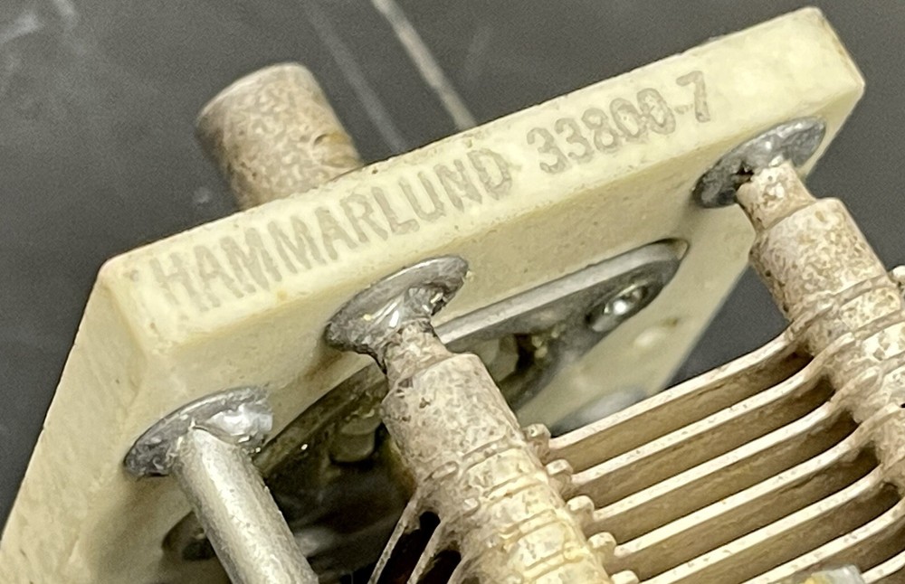Vintage Hammarlund 33800-7 Variable Capacitor