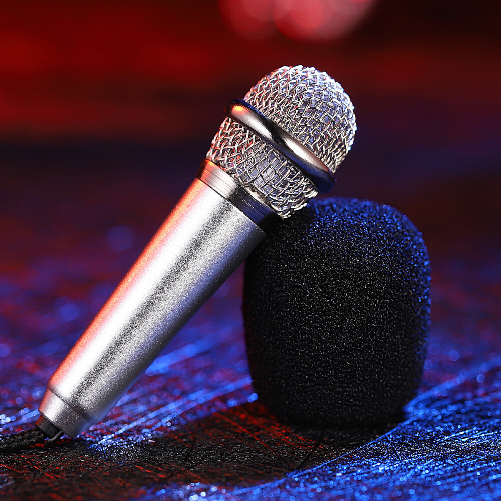 KTV Microphone Tiny Microphone Handheld Stereo Mic for Phone