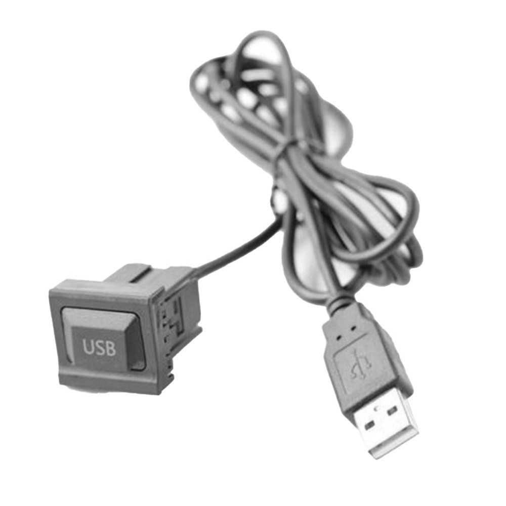 Car for DASH Flush Mount AUX USB Port Panel High Quality Extension Adapter