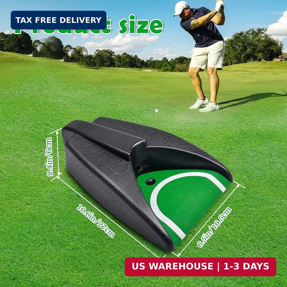 Automatic Putting Machine - Auto Returning Golf Cup Training Aid for Indoor/Outd