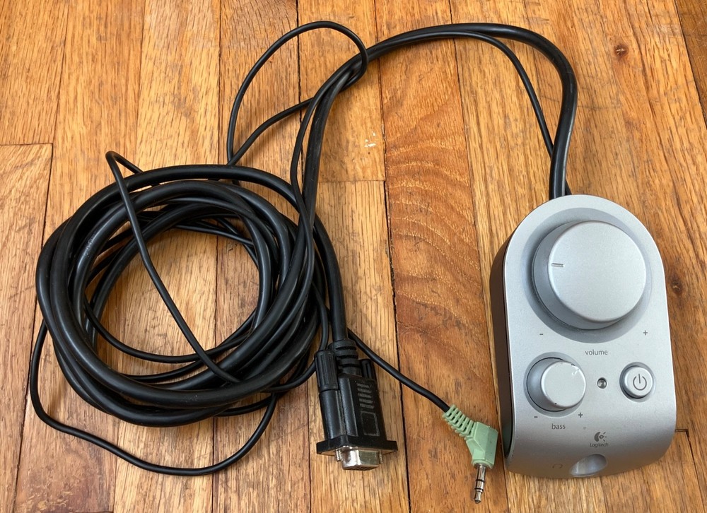 Logitech Z-2300 Speaker Pod Controller Computer Replacement Volume Mixer TESTED
