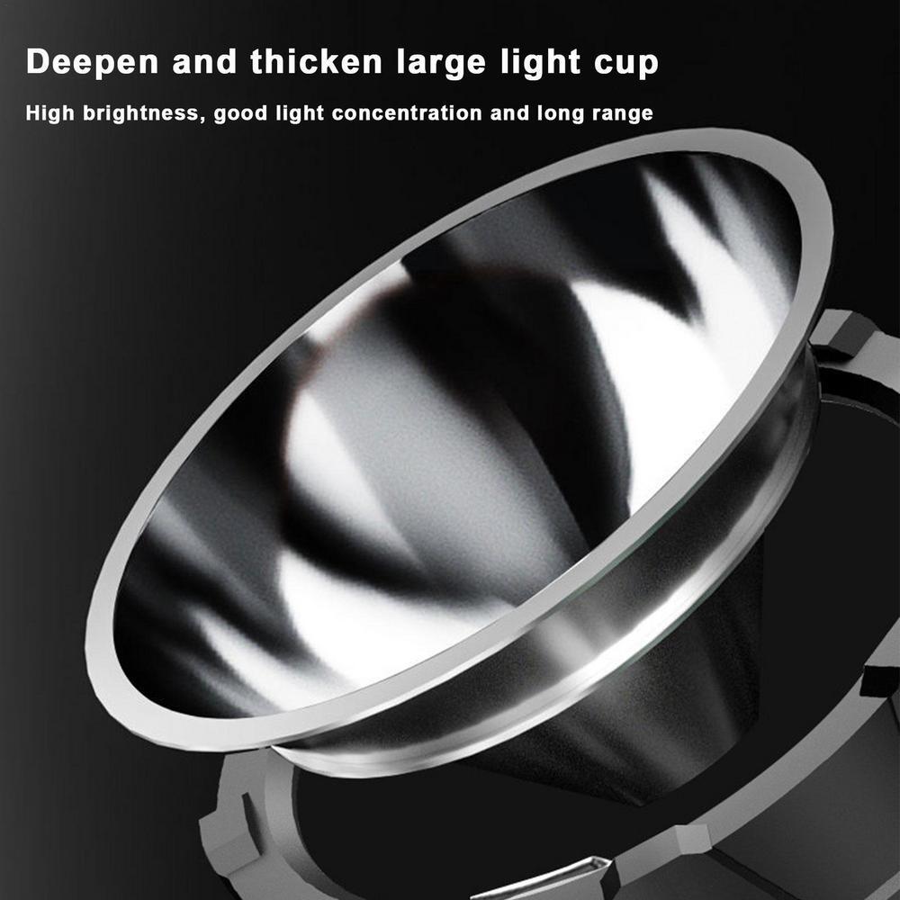 2PCS Solar/USB Super Bright Rechargeable LED Spotlight Flashlight Searchlight