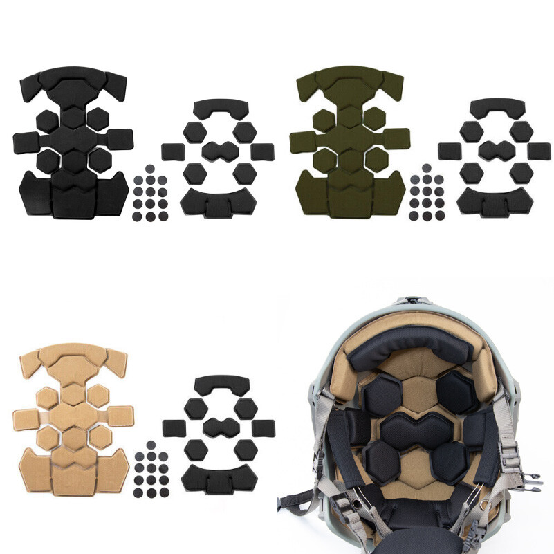 FMA Double-Layer Memory Foam Helmet Pad Lining for High Cut Helmet BK/DE/OD