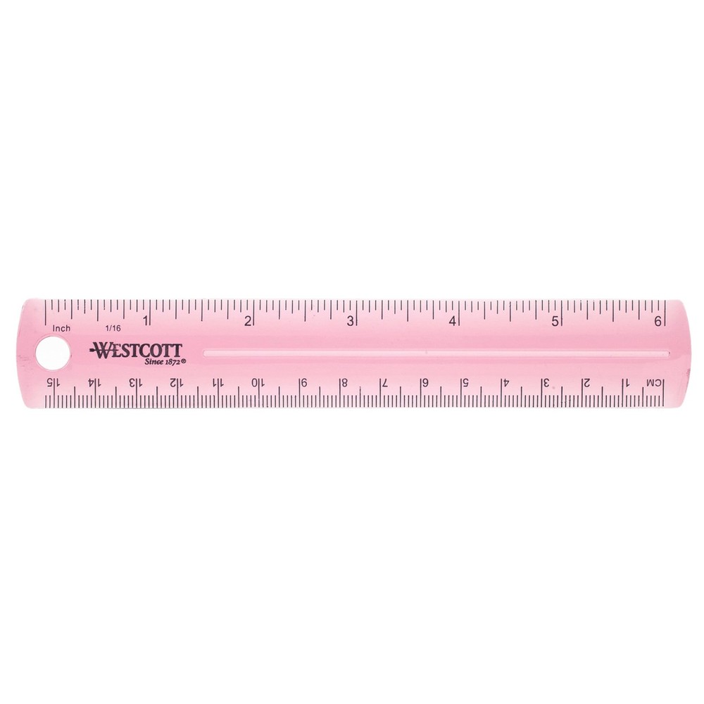 Plastic Ruler, 6-Inch, 00412