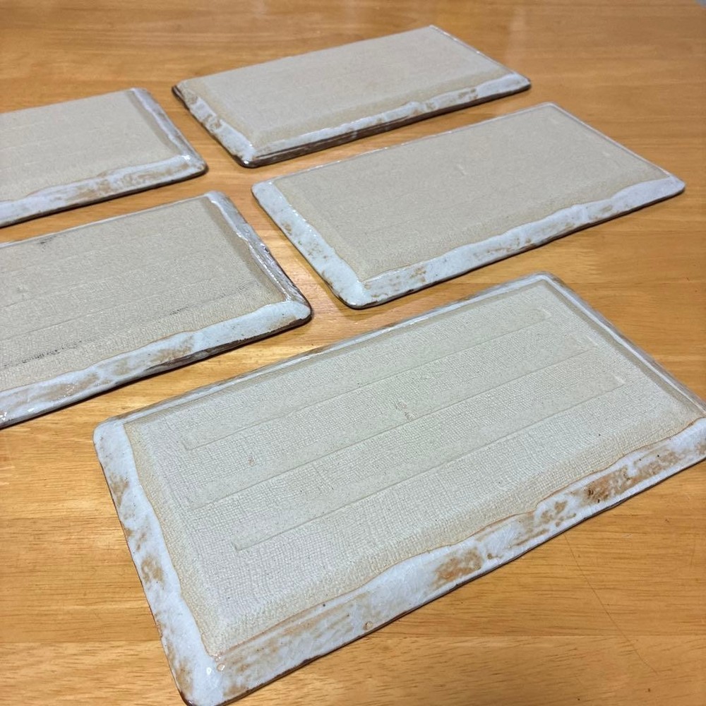 Tachikichi Square Plate 25cm 5 Set