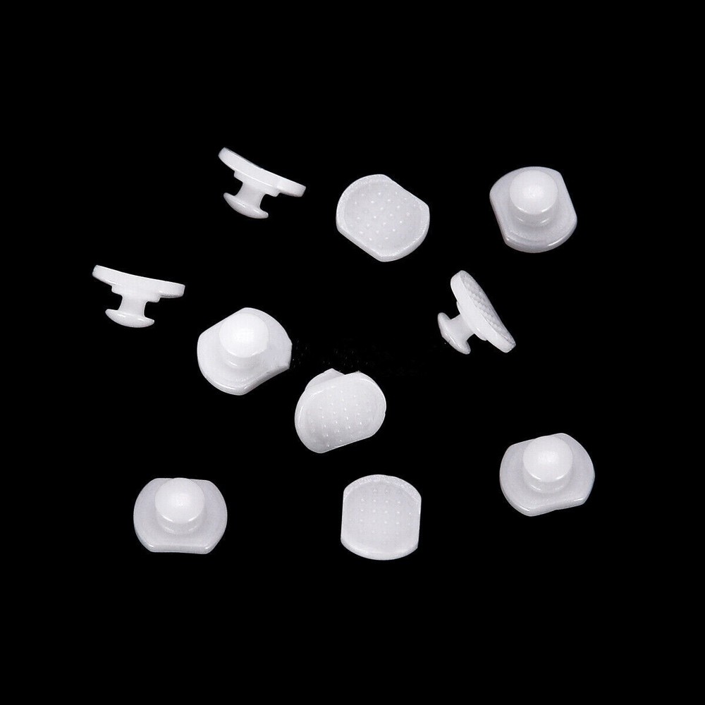 Dental Orthodontic Composite Ceramic Lingual Buttons Bondable Rectangular Base