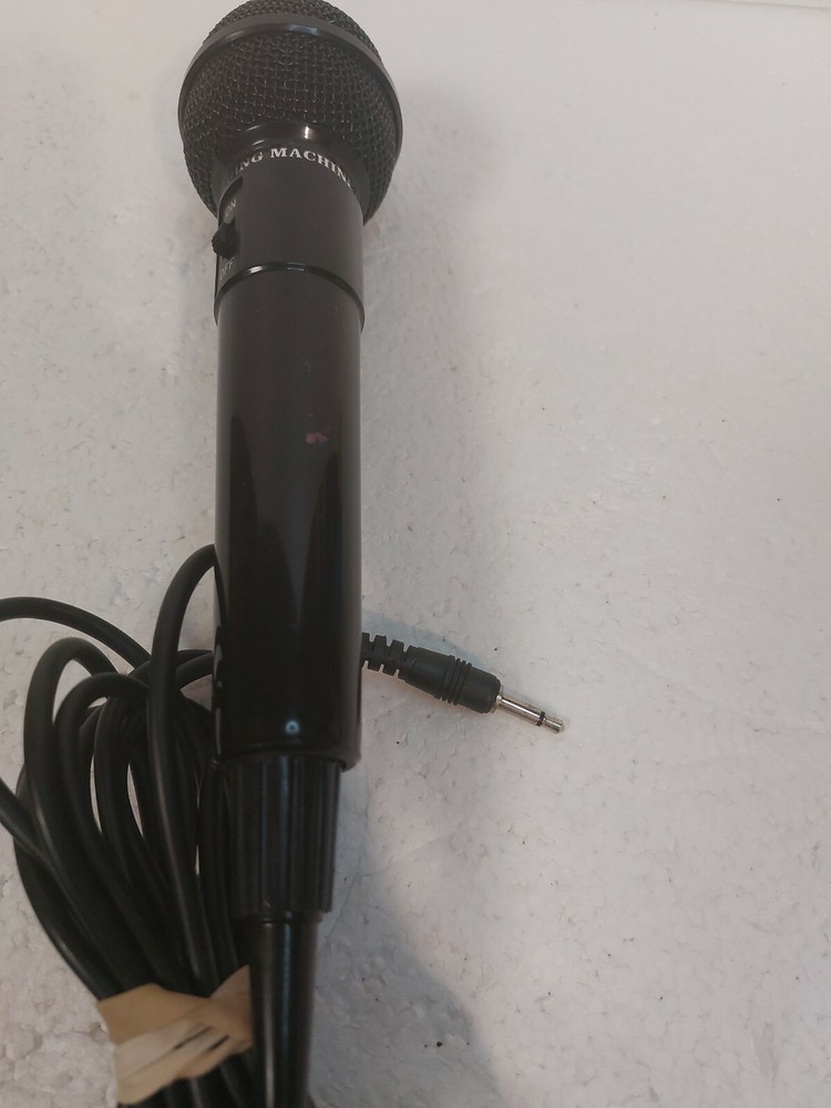 The Singing Machine co inc Microphone black corded