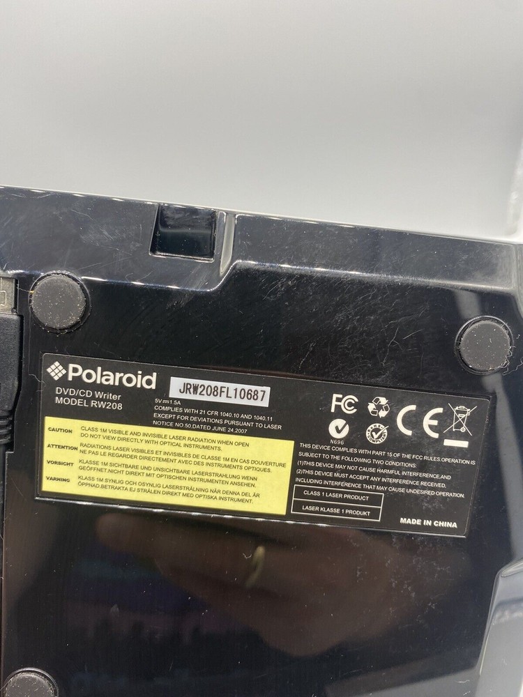 Polaroid RW208 CD/DVD Multi Recorder: Ultra Speed Drive