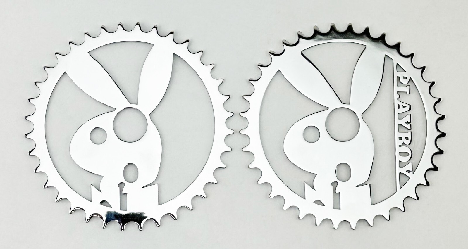 CUSTOM LASER CUT BUNNY OR PLAYBOY BUNNY STYLE 36T BICYCLE SPROCKET ALL SIZE BIKE