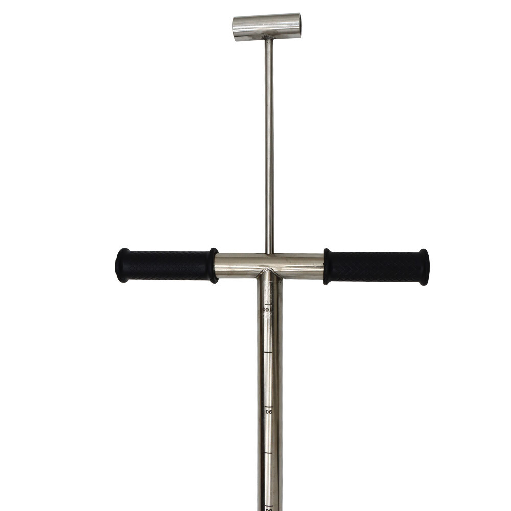 40' Long Stainless Steel Soil Probe Sampler Sampling Tool with Foot Peg