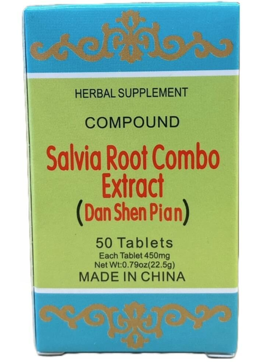 Compound Dan Shen Pian, Salvia Root Combo (50 tablets)