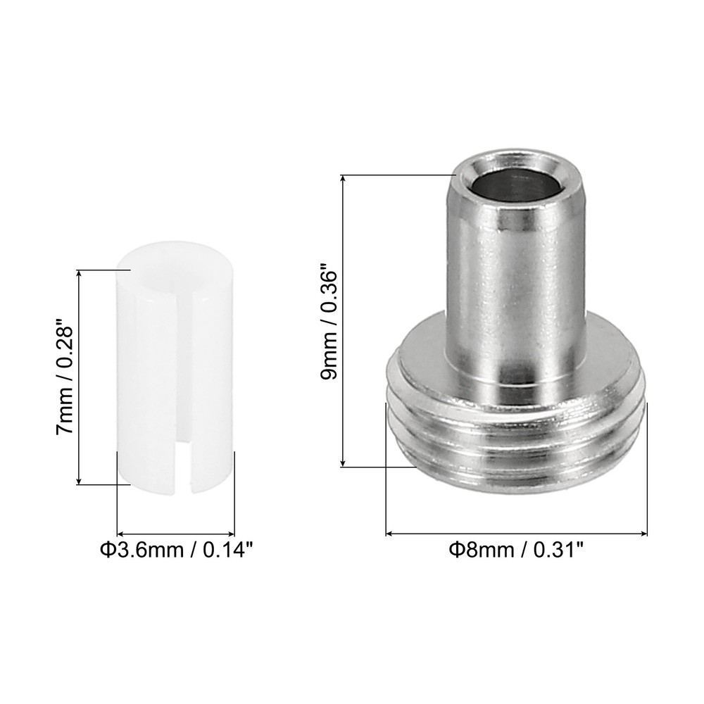 Fiber Optical Tool Sets, 6 Pack 7mm Ceramic Core with Metal Heads