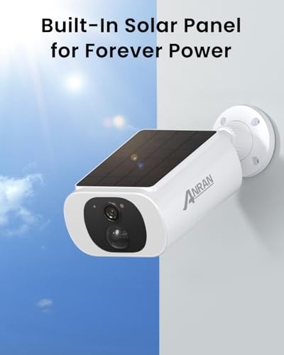 2K Cameras for Home Security Outside, Solar Security Cameras 4 Pack-White